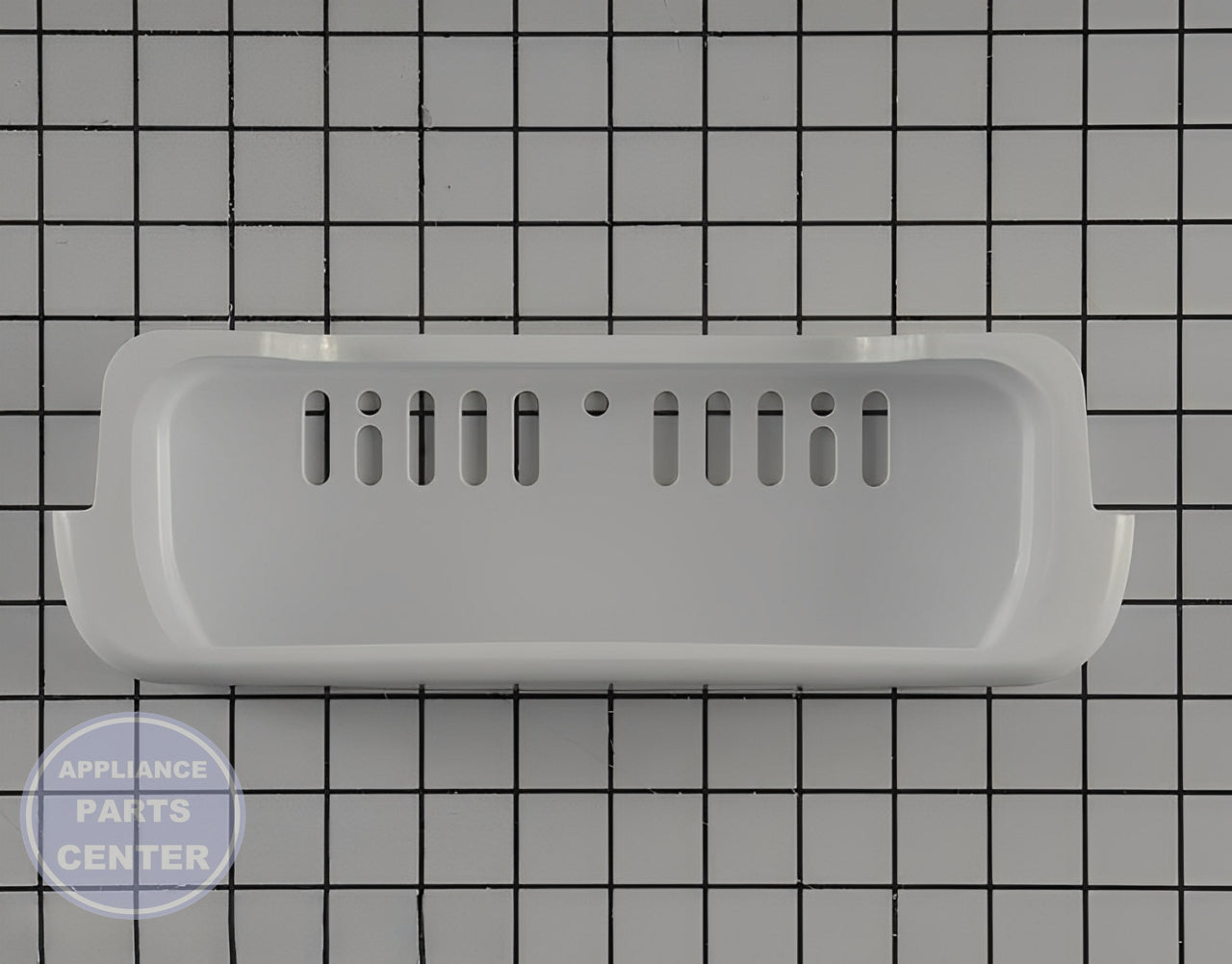 Samsung Door Shelf Bin DA97-12952A - Main view showing spacious storage for Samsung XYZ and ABC models