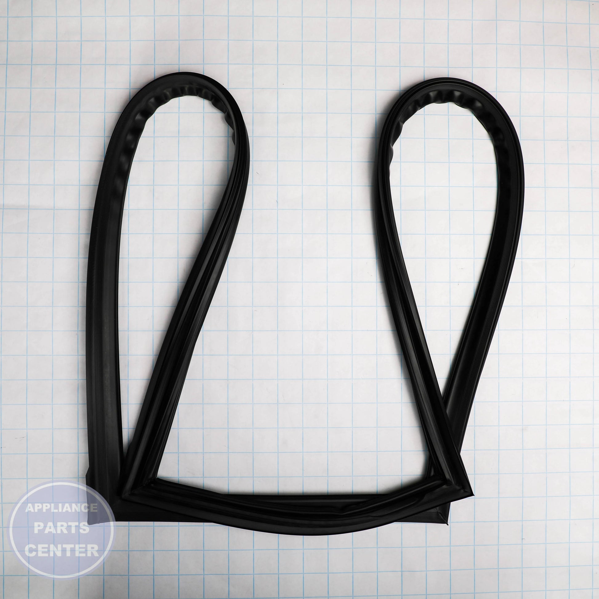 ASSY-GASKET DOOR REF;IBACI,BLACK DA97-13015B - Detailed view of energy-efficient seal