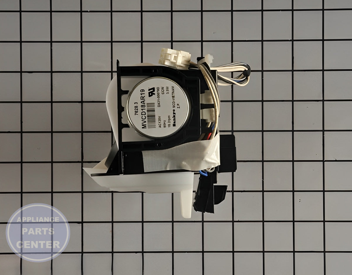 SAMSUNG REFRIGERATOR ICE ROUTE GUIDE ASSEMBLY DA97-13829C - Side view with precise measurements