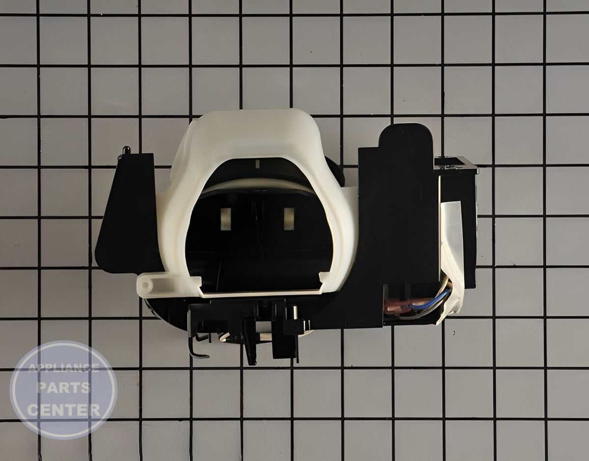Samsung Refrigerator Ice Route Guide Assembly DA97-13829C - Installation in specific model showcasing key mounting points