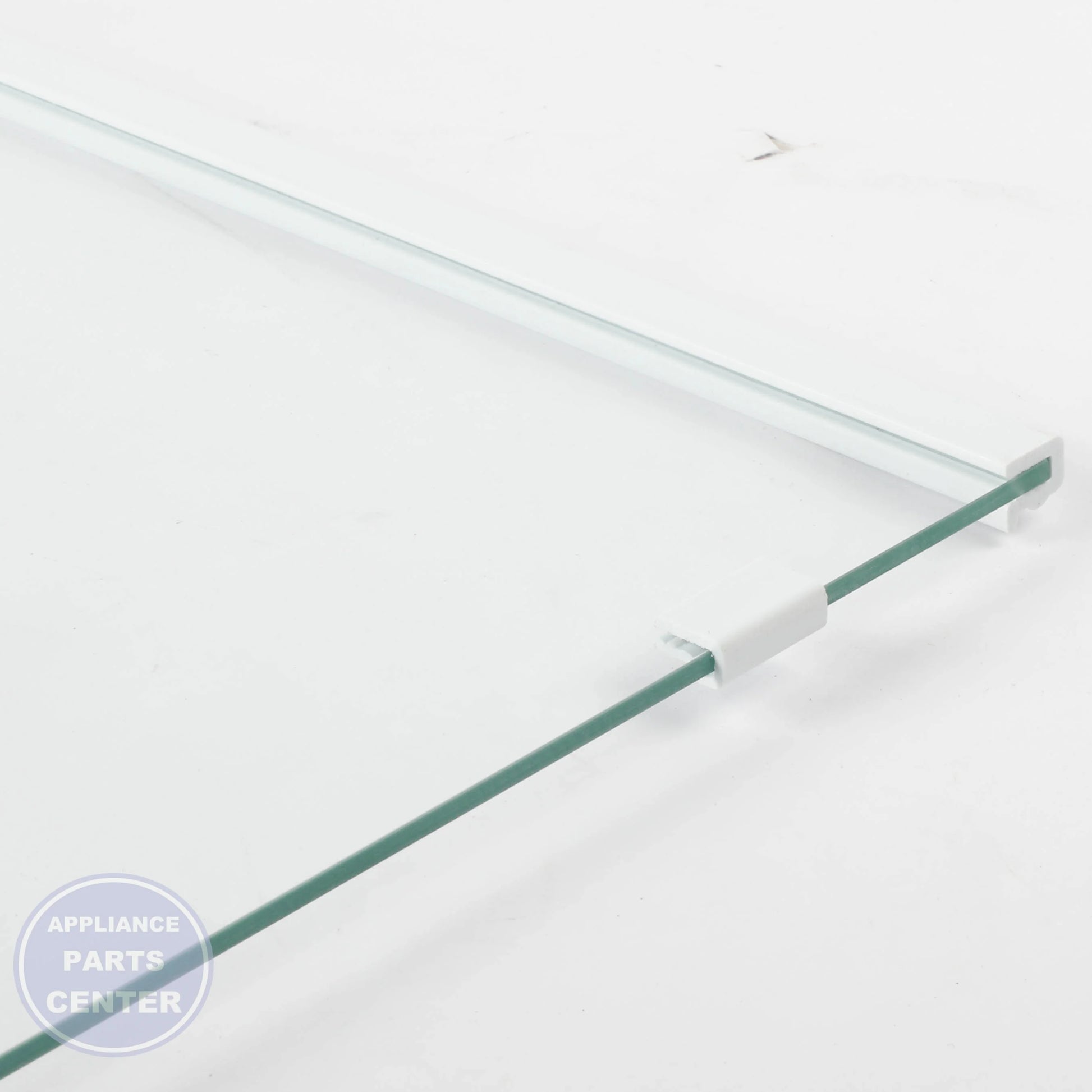 SAM ASSY SHELF GLASS-REF;LATOUR,SILVER TRIM( DA97-14084J - Main view showing sleek silver trim for SAM models