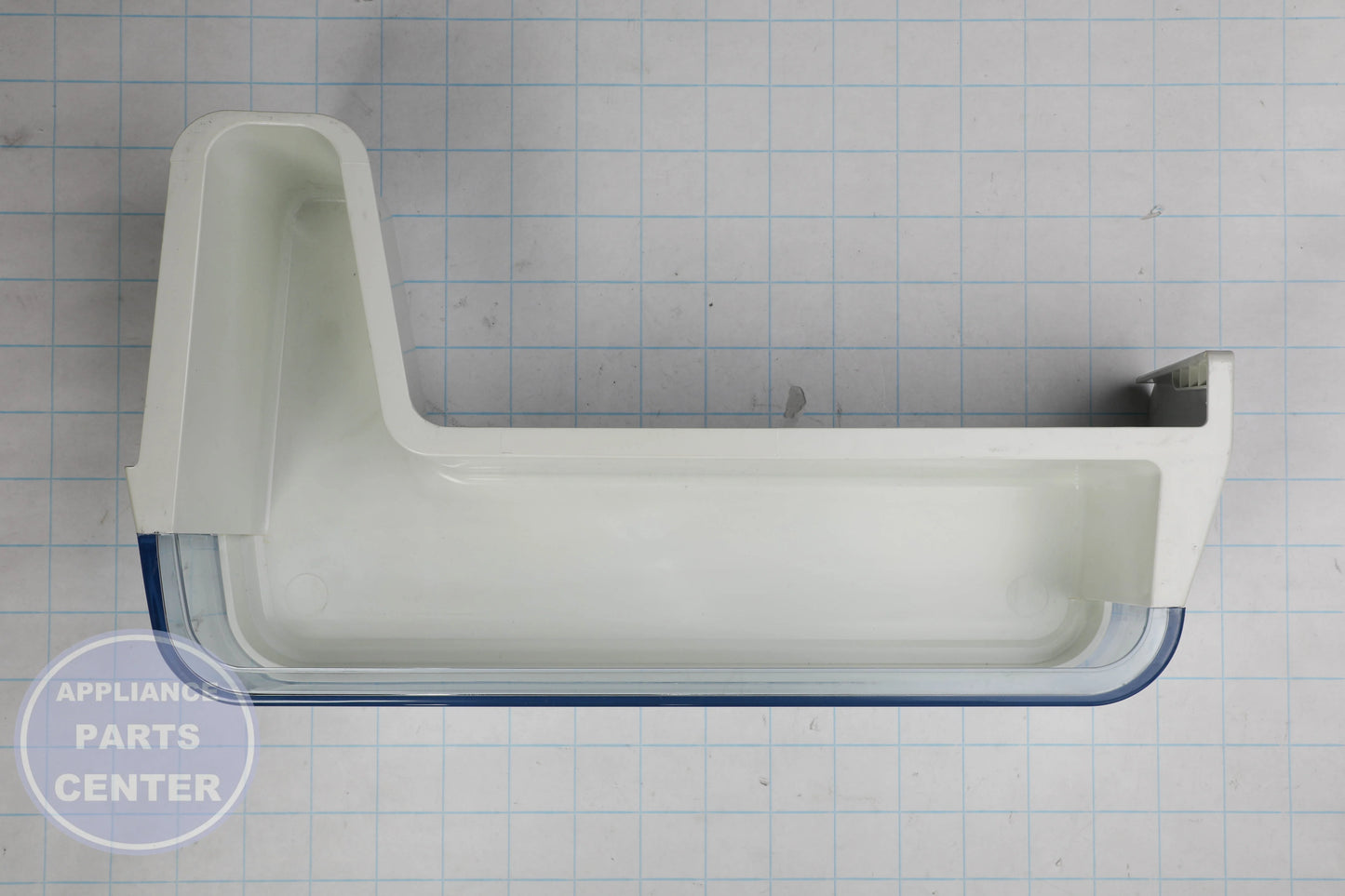 ASSY GUARD-REF LOW;AW2-14,CARIBEAN BLUE DA97-14302C - Side view with 20 lbs weight capacity