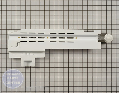 Drawer Slide Rail DA97-14382A - Side view with precise measurements