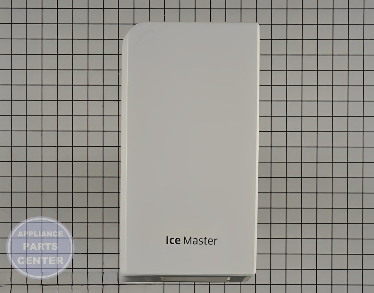 SAMSUNG REFRIGERATOR ICE BUCKET TRAY CONTAINER DA97-14474C - Installation in compatible models showing mounting points