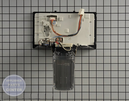 SAM Refrigerator ASSY COVER DISPENSER;FSR,ICE BLUE DA97-14704A - Installation in RS25H5111SR showing mounting points