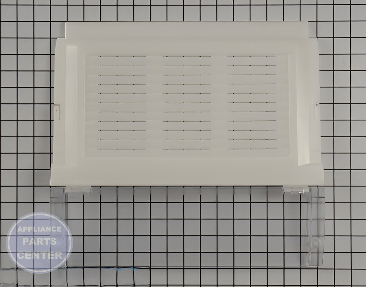 Samsung Refrigerator Drawer Cover Assembly DA97-14716A - Detailed view of durable material