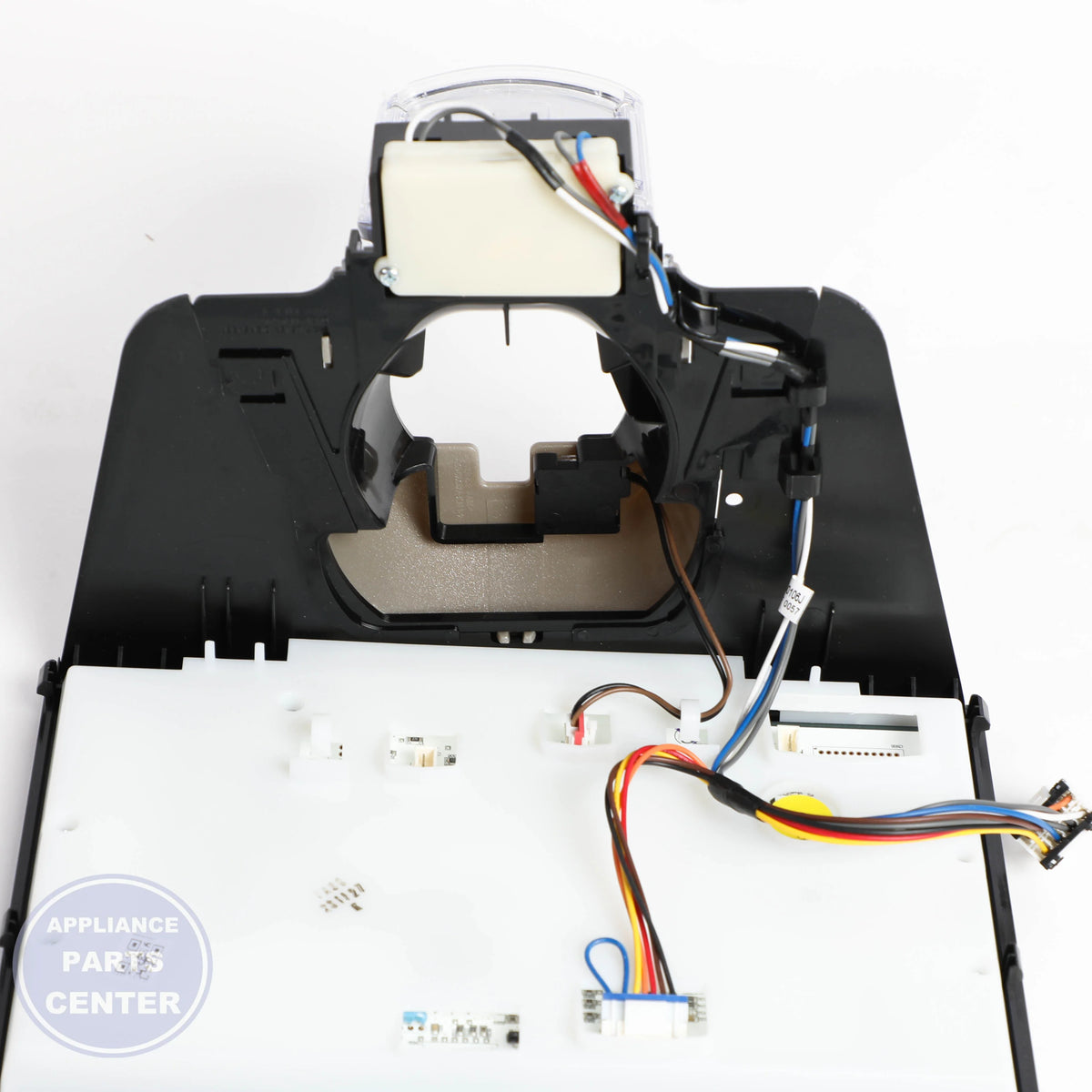 [SAM] ASSY COVER DISPENSER DA97-15112C - Main view showing dispenser mechanism cover for RF9000JC model