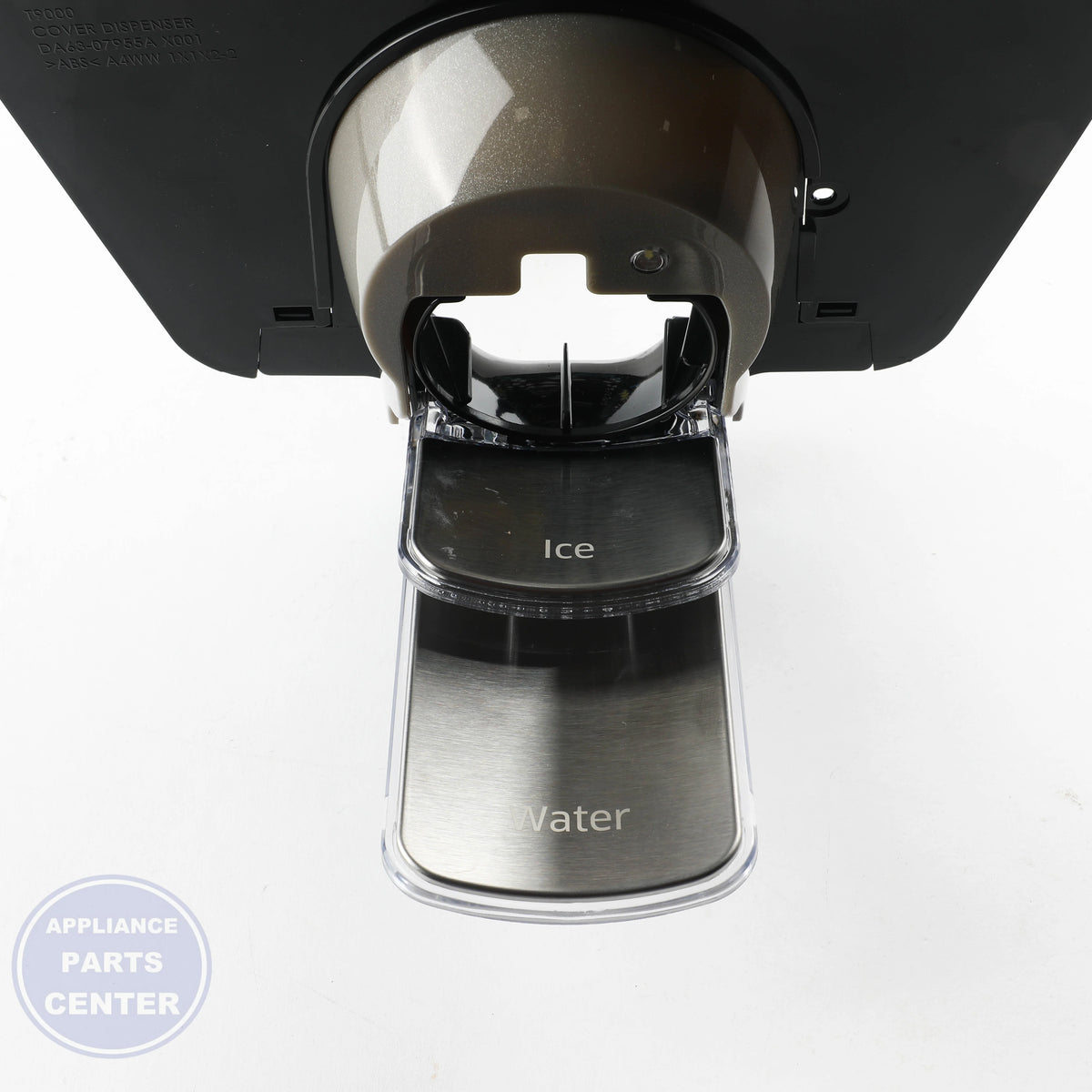 SAM ASSY COVER DISPENSER;NEW T9000,DISPENSER DA97-15112E - Installation in SAM T9000 displaying key mounting points