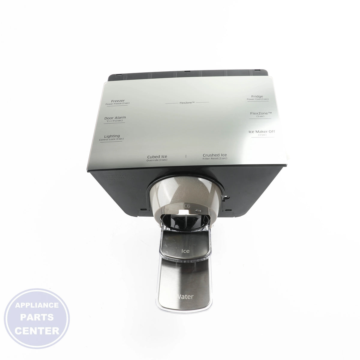 SAM ASSY COVER DISPENSER;NEW T9000,DISPENSER DA97-15112E - Installation in SAM T9000 displaying key mounting points