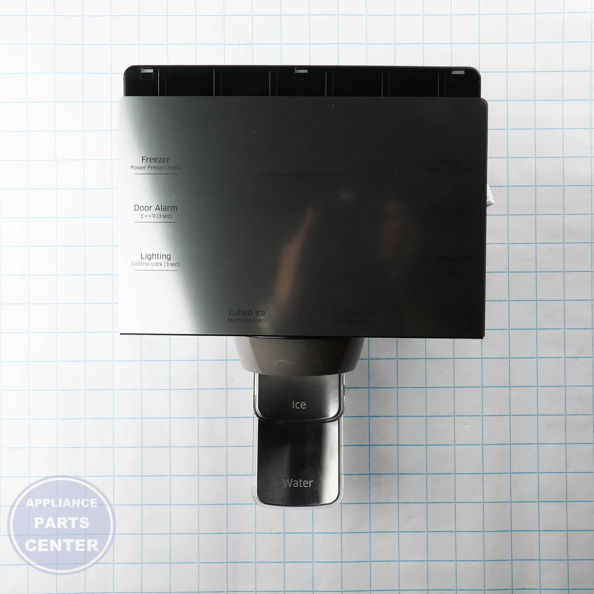 SAM ASSY COVER DISPENSER;NEW T9000,DISPENSER DA97-15112E - Installation in SAM T9000 displaying key mounting points