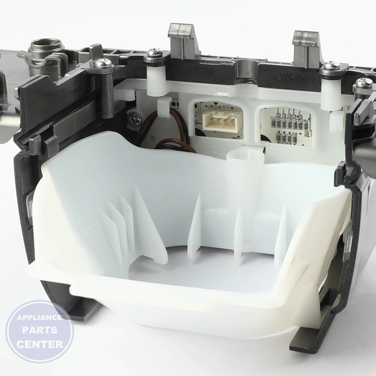 SAM ASSY COVER DISPENSER;RF8000MC,REAL STS DA97-17299A - Main view showing efficient water dispensing for RF8000MC model
