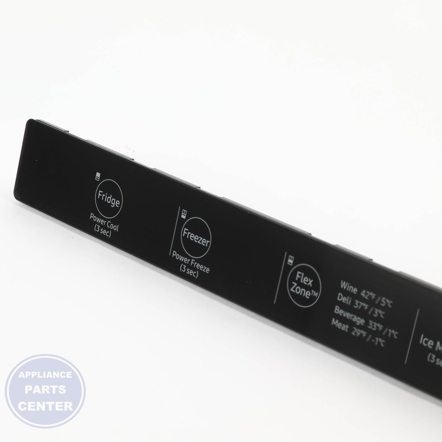 SAM ASSY COVER CONTROL;RF8000MC,BLACK CAVIAR - Installation in RF8000MC model showing key mounting points