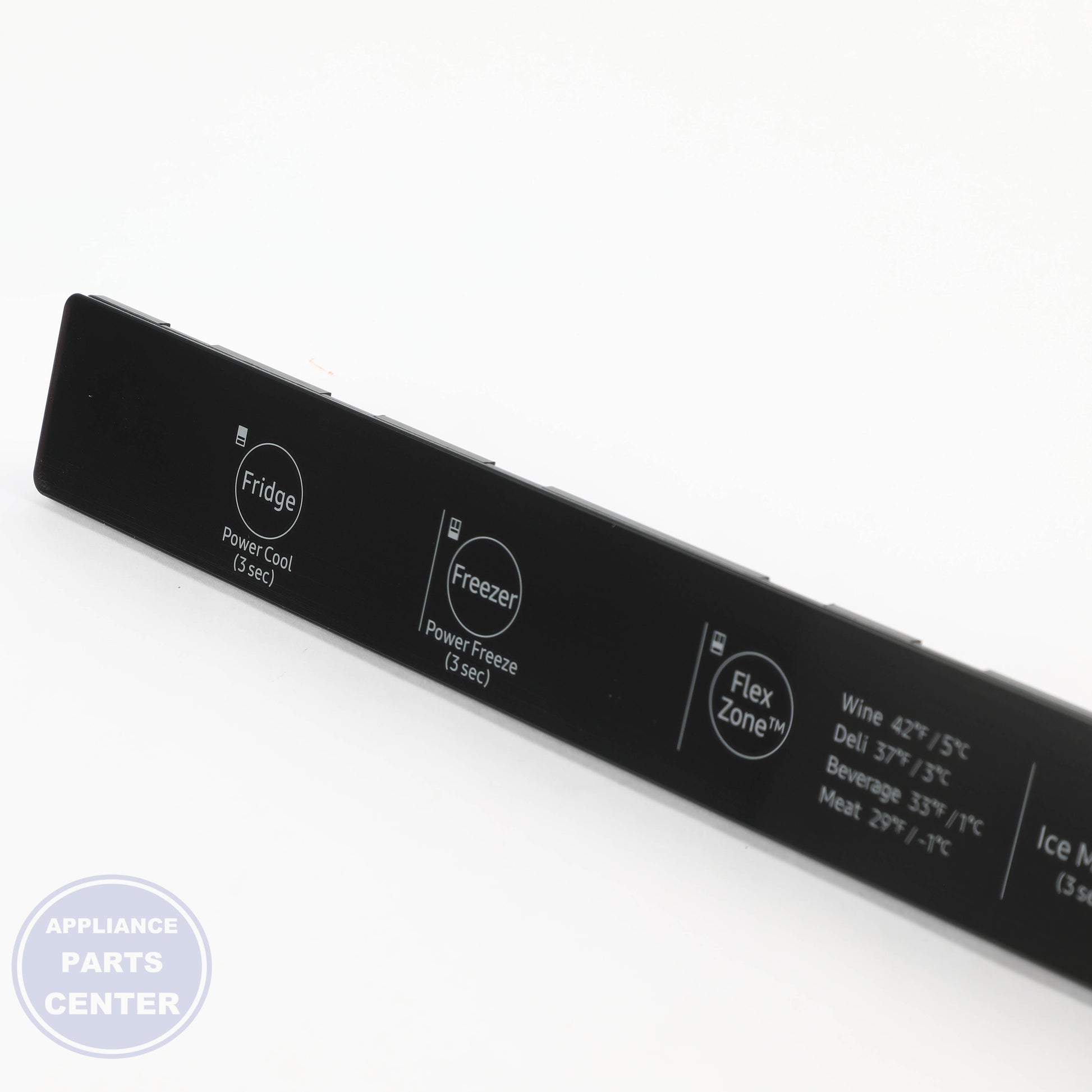 SAM ASSY COVER CONTROL;RF8000MC,BLACK CAVIAR - Installation in RF8000MC model showing key mounting points