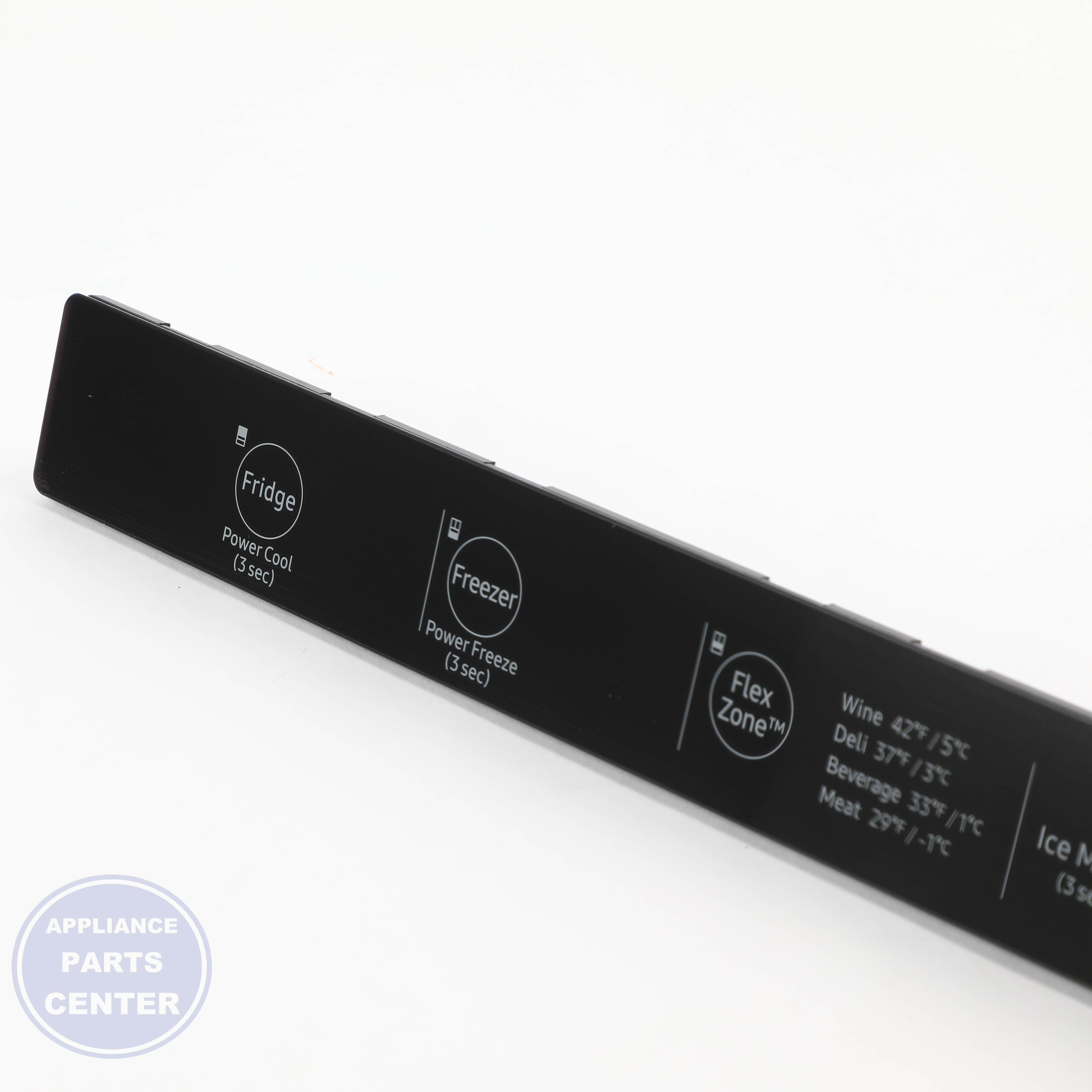 SAM ASSY COVER CONTROL;RF8000MC,BLACK CAVIAR - Installation in RF8000MC model showing key mounting points