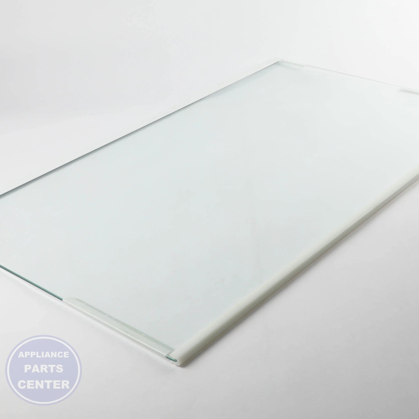 ASSY SHELF GLASS-REF;RT6500M,21CU - Side view with 24.5" x 12.5" measurements