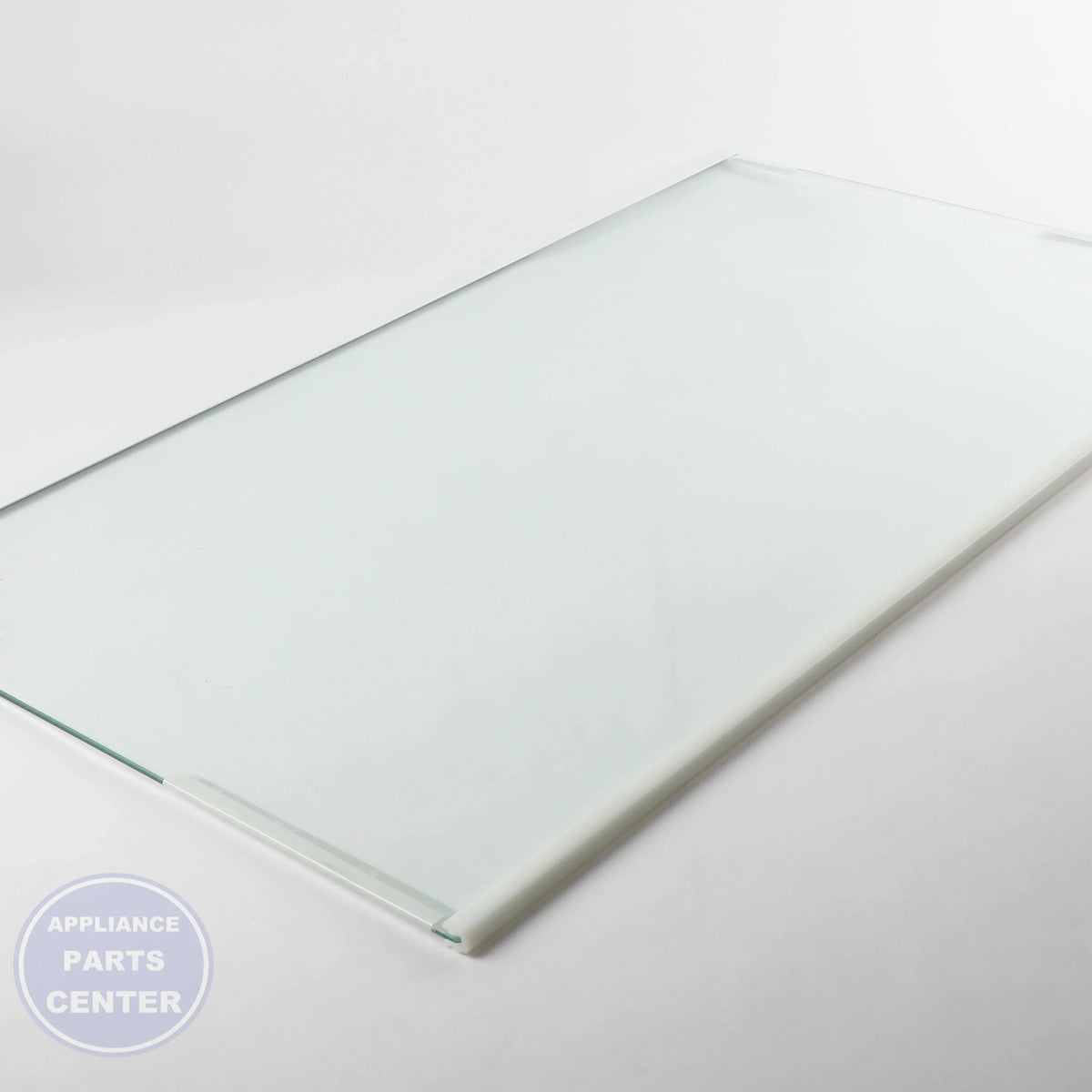 ASSY SHELF GLASS-REF;RT6500M,21CU - Side view with 24.5" x 12.5" measurements