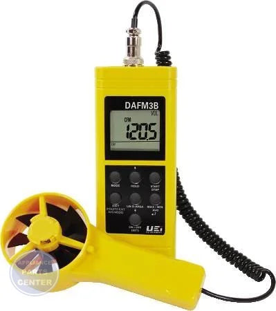 Digital Airflow Meter DAFM3B - Main view showing large LCD display for H26-192 models