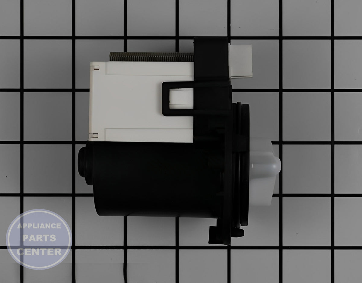 SAMSUNG WASHER DRAIN PUMP ASSEMBLY DC31-00054A - Installation in SMG Washing Machine showing key mounting points
