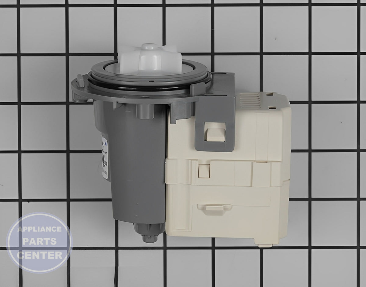 SAMSUNG WASHER WATER DRAIN PUMP DC31-00054D - Main view showing efficient water drainage for various SAMSUNG models