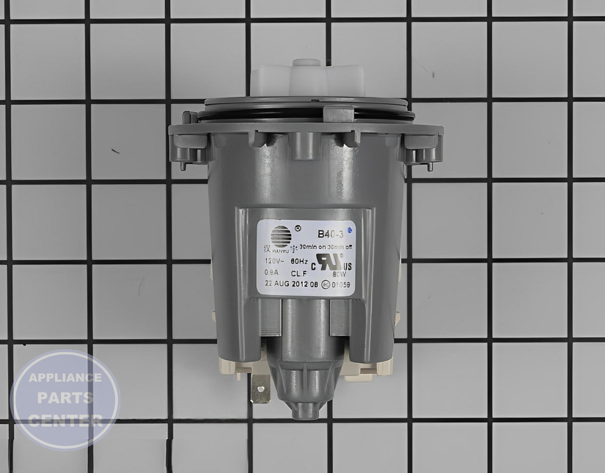 WASHER WATER DRAIN PUMP DC31-00054D - Side view with durable specifications