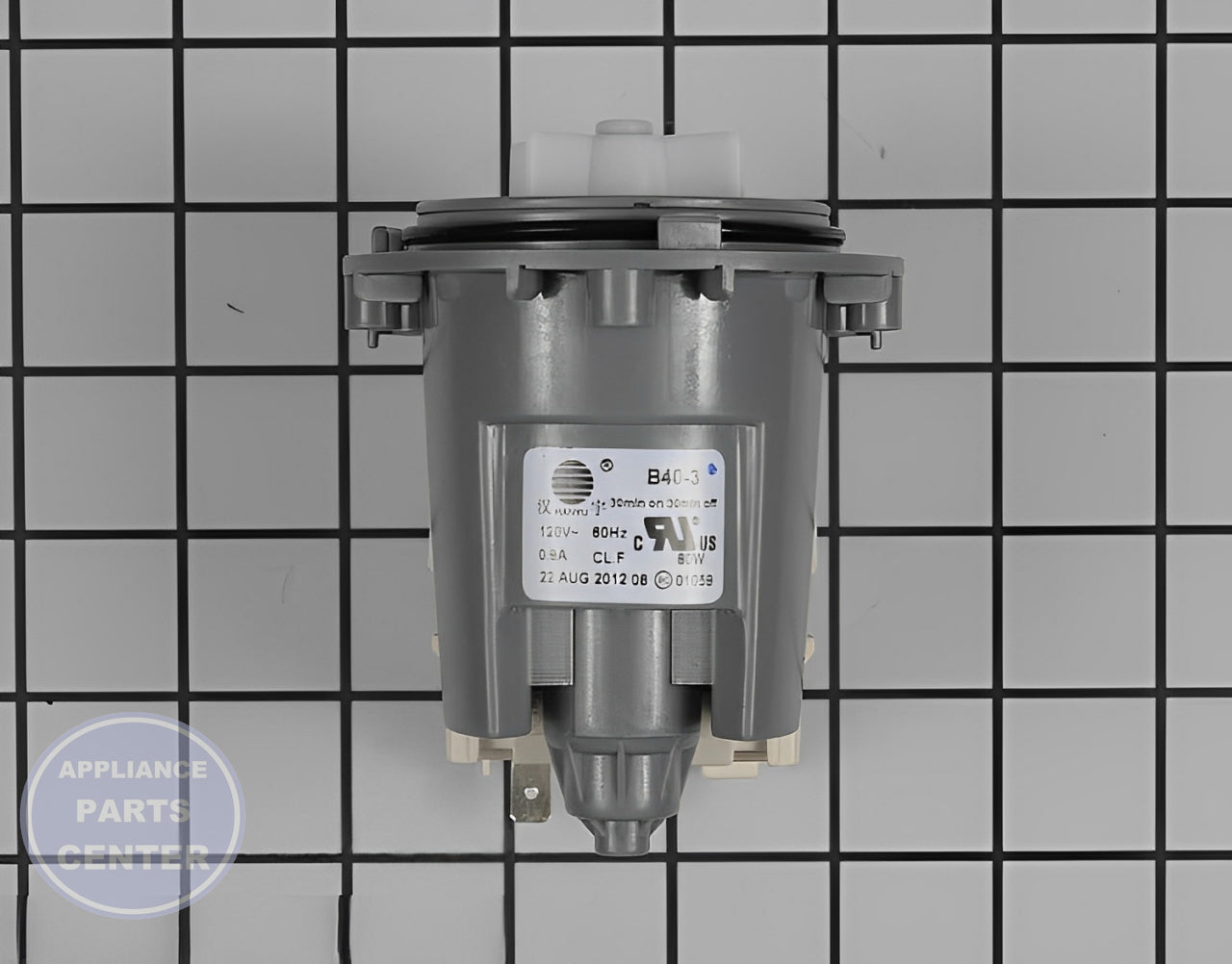 WASHER WATER DRAIN PUMP DC31-00054D - Side view with durable specifications
