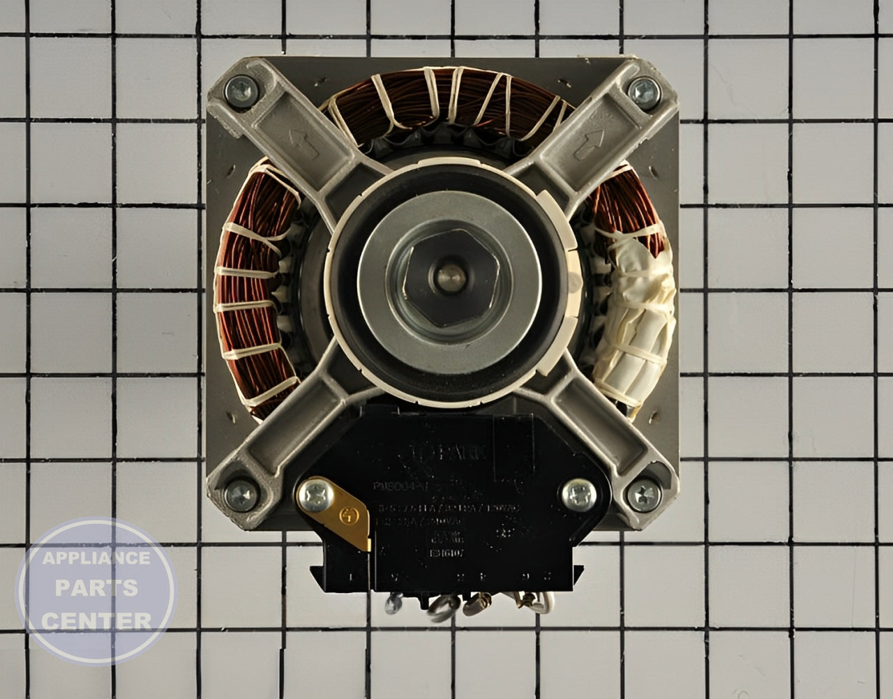 Drive Motor DC31-00055G - Detailed view of motor technical details