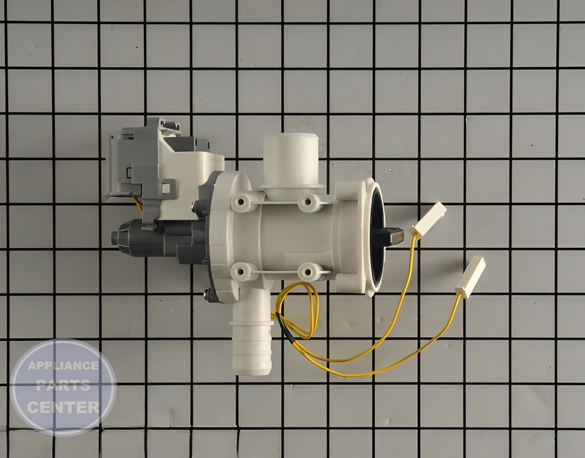 SAMSUNG WASHER AC PUMP MOTOR DC31-00181C - Installation in SMG model showing key mounting points