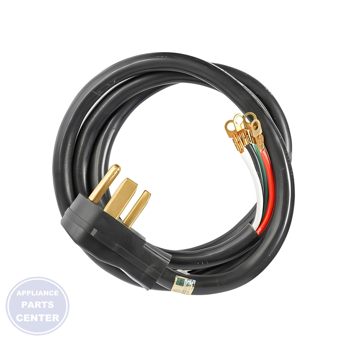 USD PRODUCTS DRYER CORD 30 AMP 6' 4 WIRE - Installation in top dryer models showing key mounting points