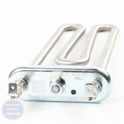 HEATER WASH;AC120V,900W, DC47-00006Y - Side view with 120V AC specifications