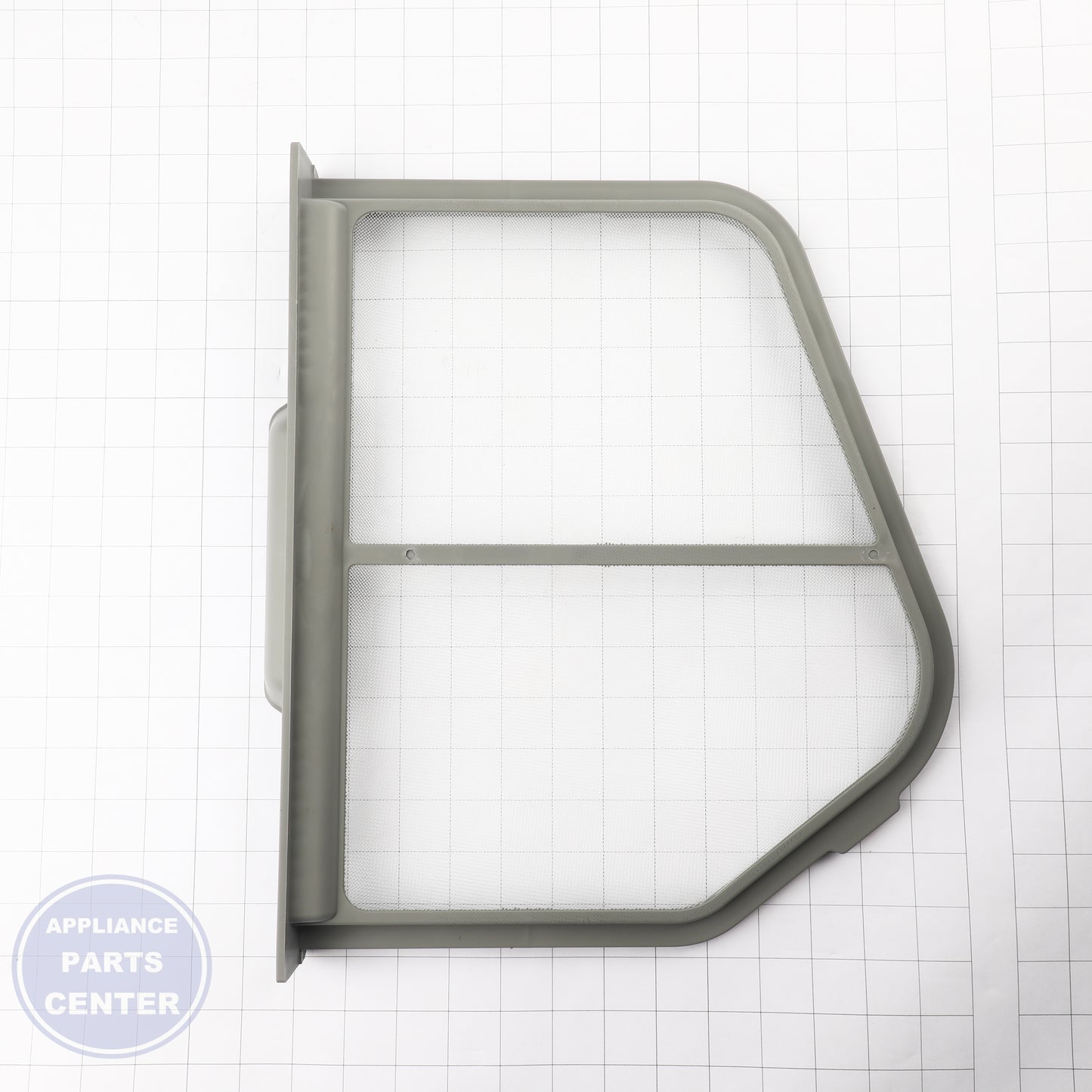 CASE FILTER;DV5471AEP,PP DC61-03048A - Side view with precise dust trapping specs