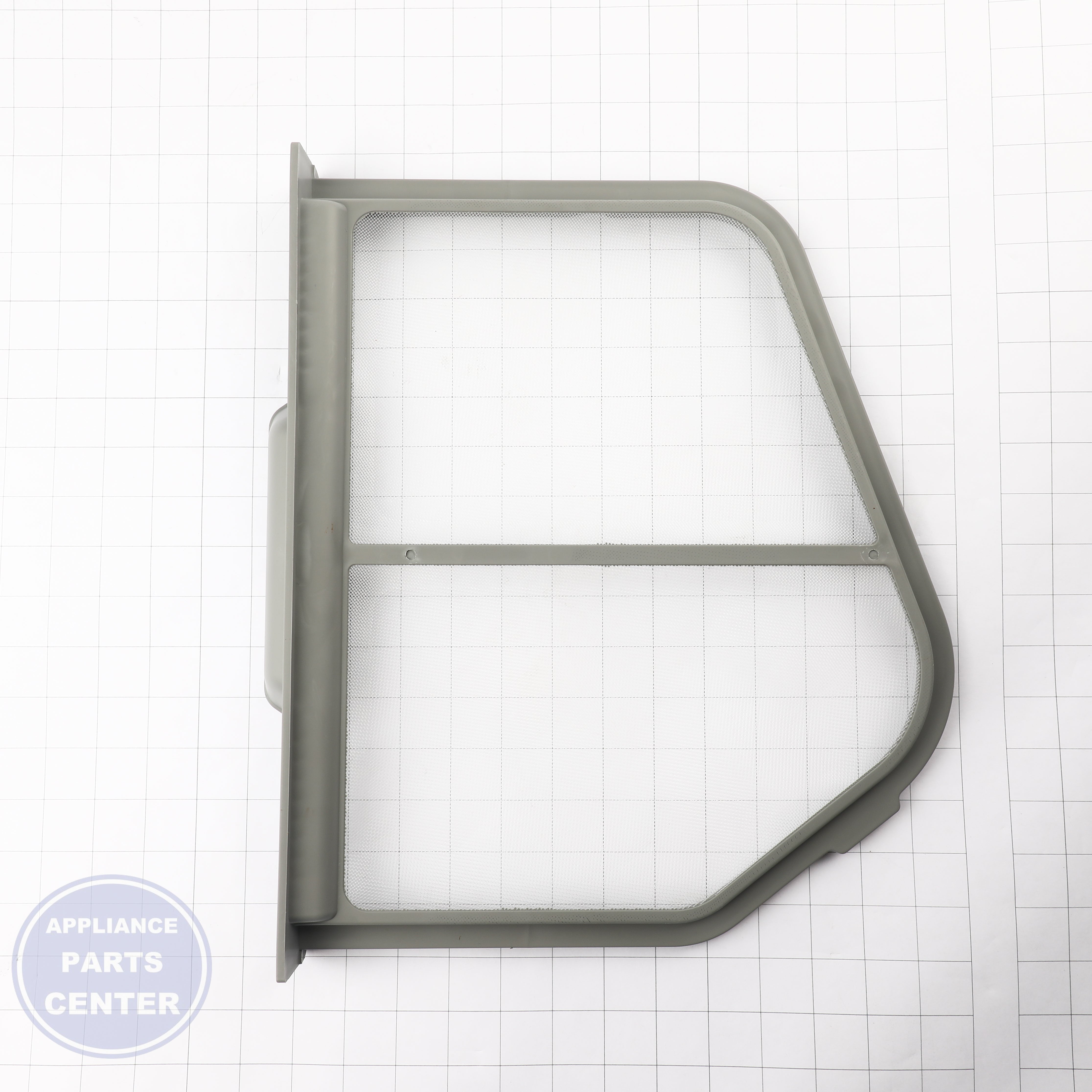 CASE FILTER;DV5471AEP,PP DC61-03048A - Side view with precise dust trapping specs