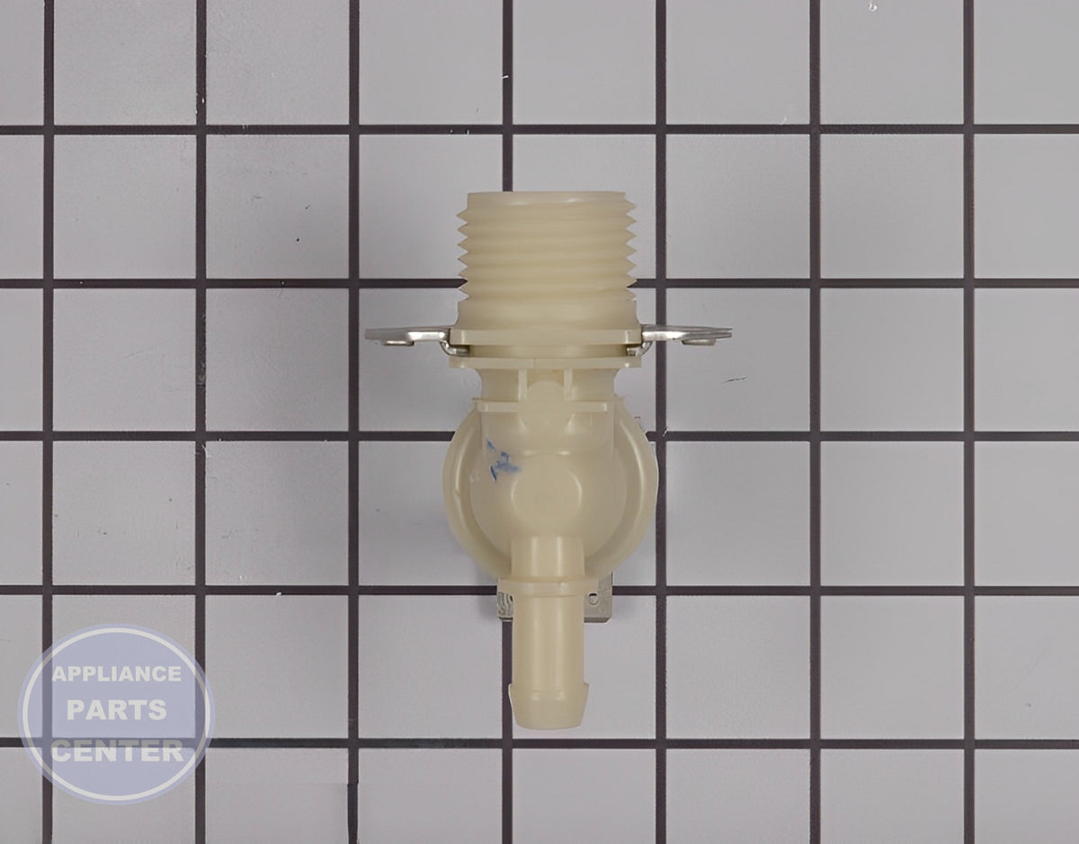 SAMSUNG DISHWASHER WATER INLET VALVE ASSEMBLY DC62-30314L - Side view with precise measurements