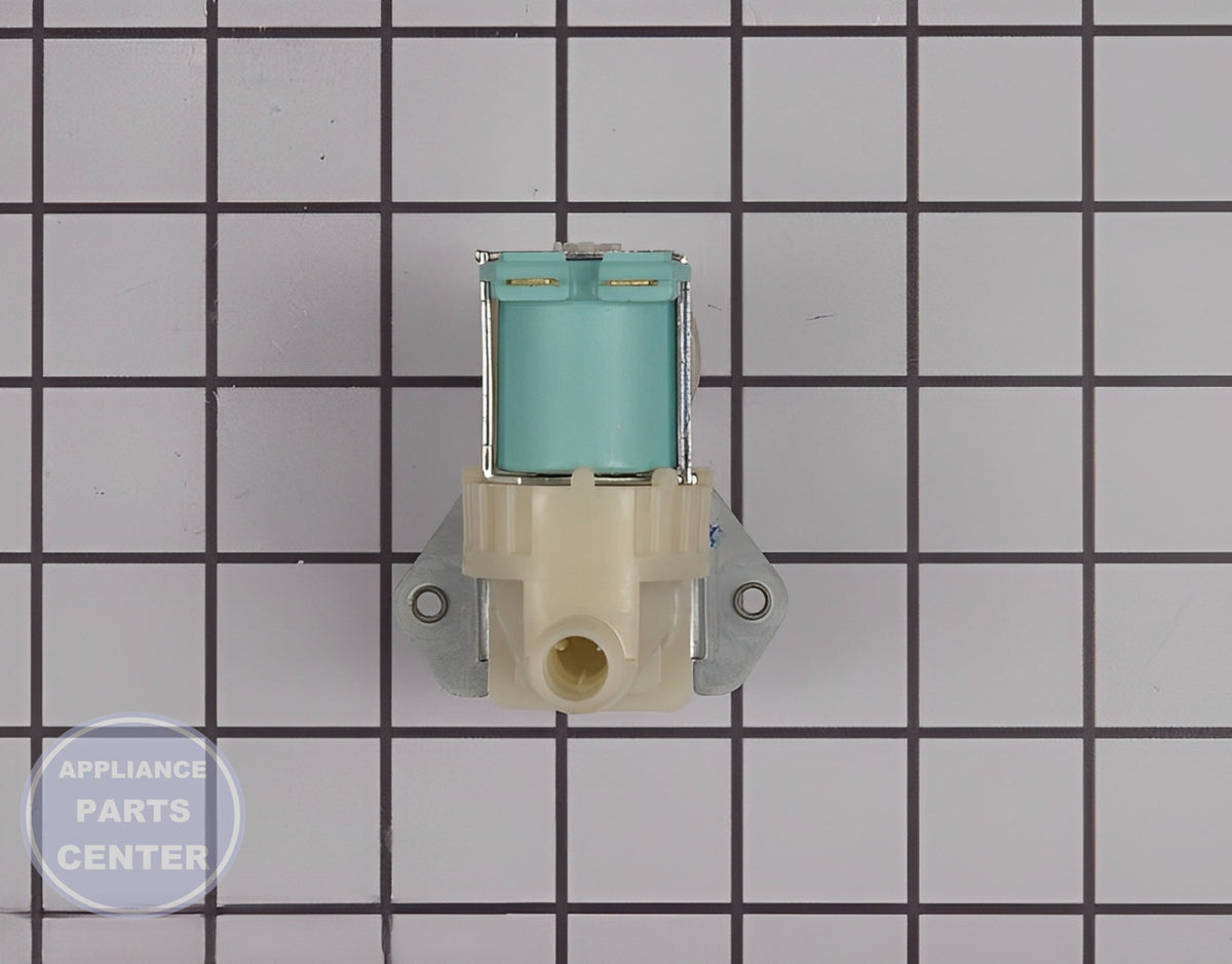 SAMSUNG DISHWASHER WATER INLET VALVE ASSEMBLY DC62-30314L - Installation in specific model showing mounting points