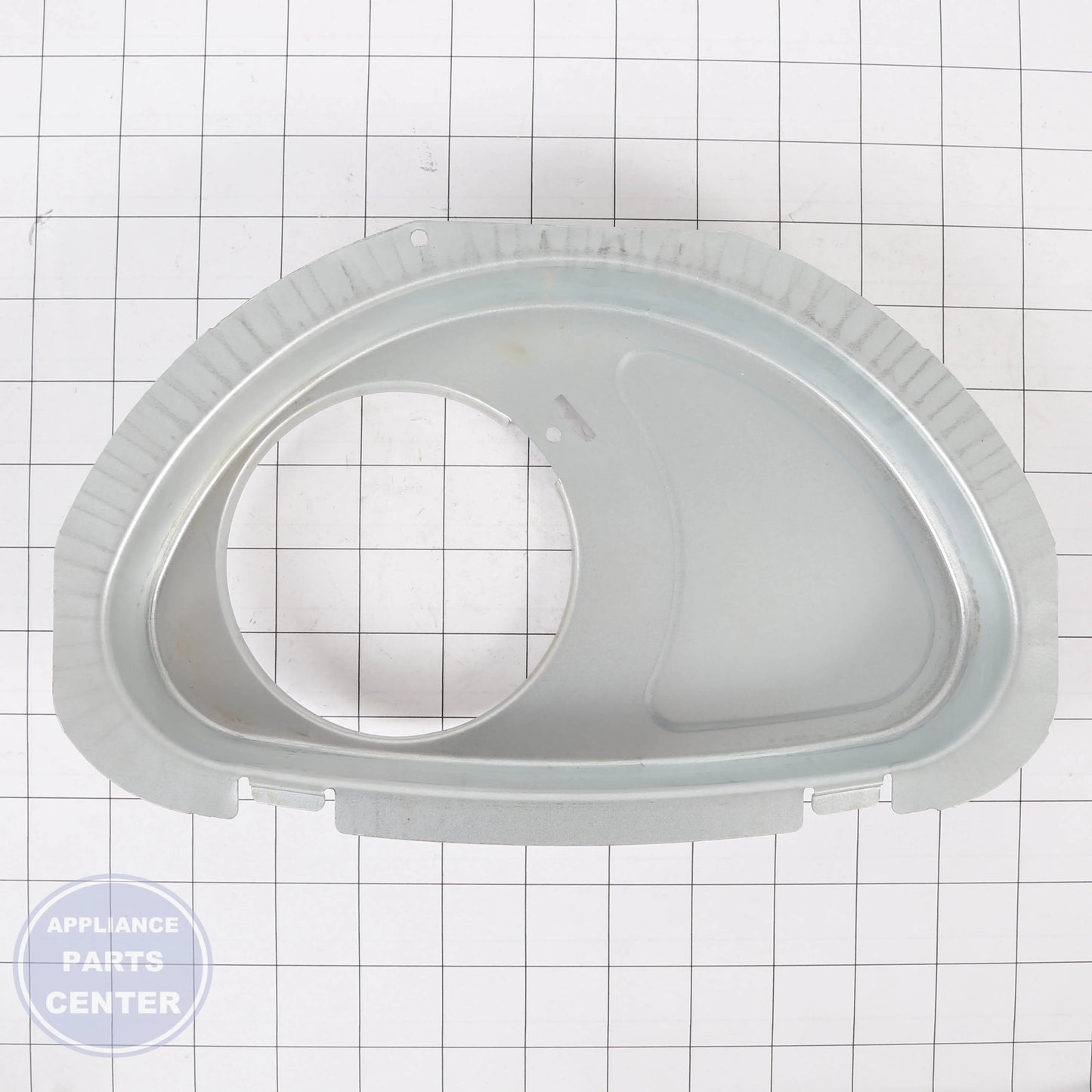 COVER BACK DC63-01499A - Side view with precise measurements