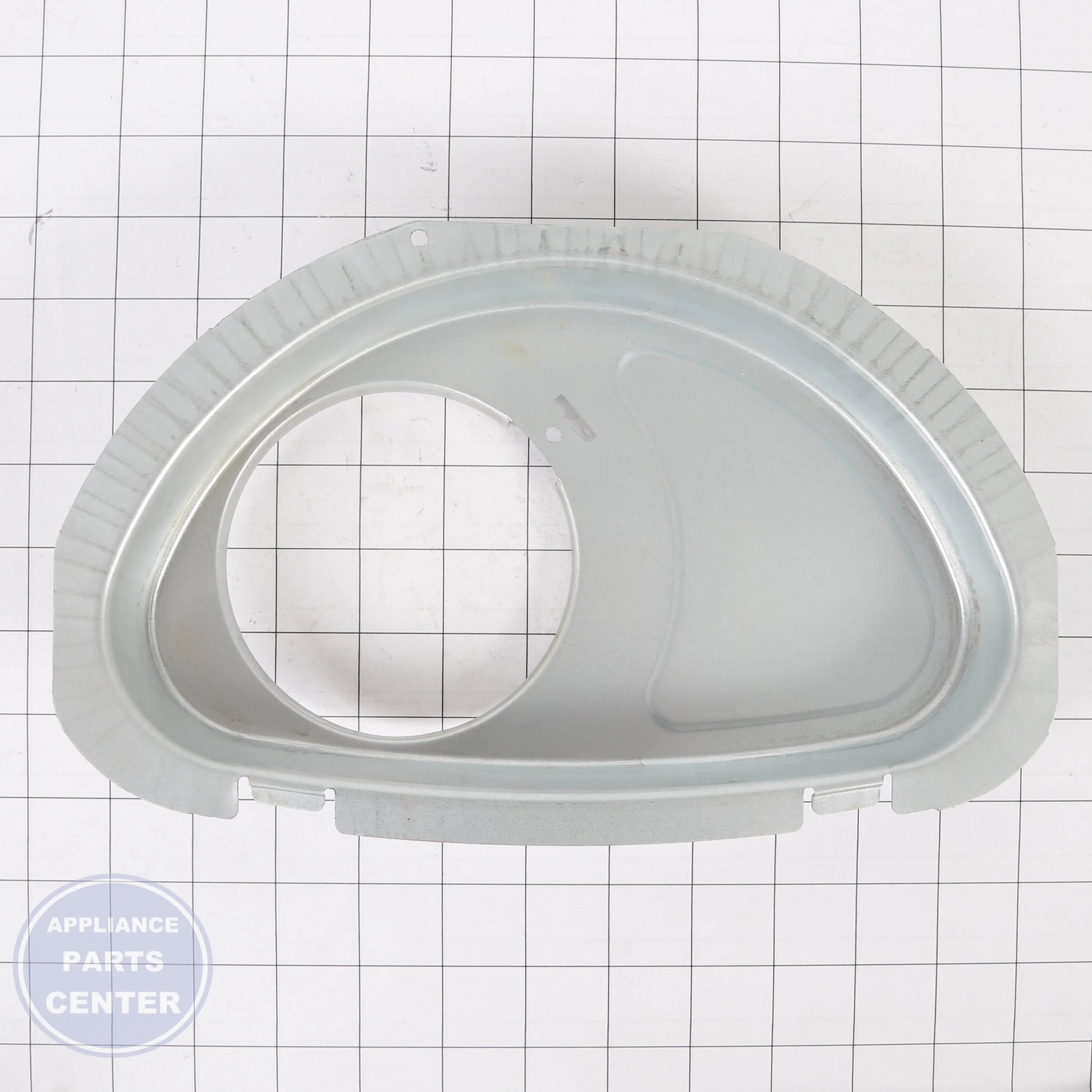 COVER BACK DC63-01499A - Side view with precise measurements