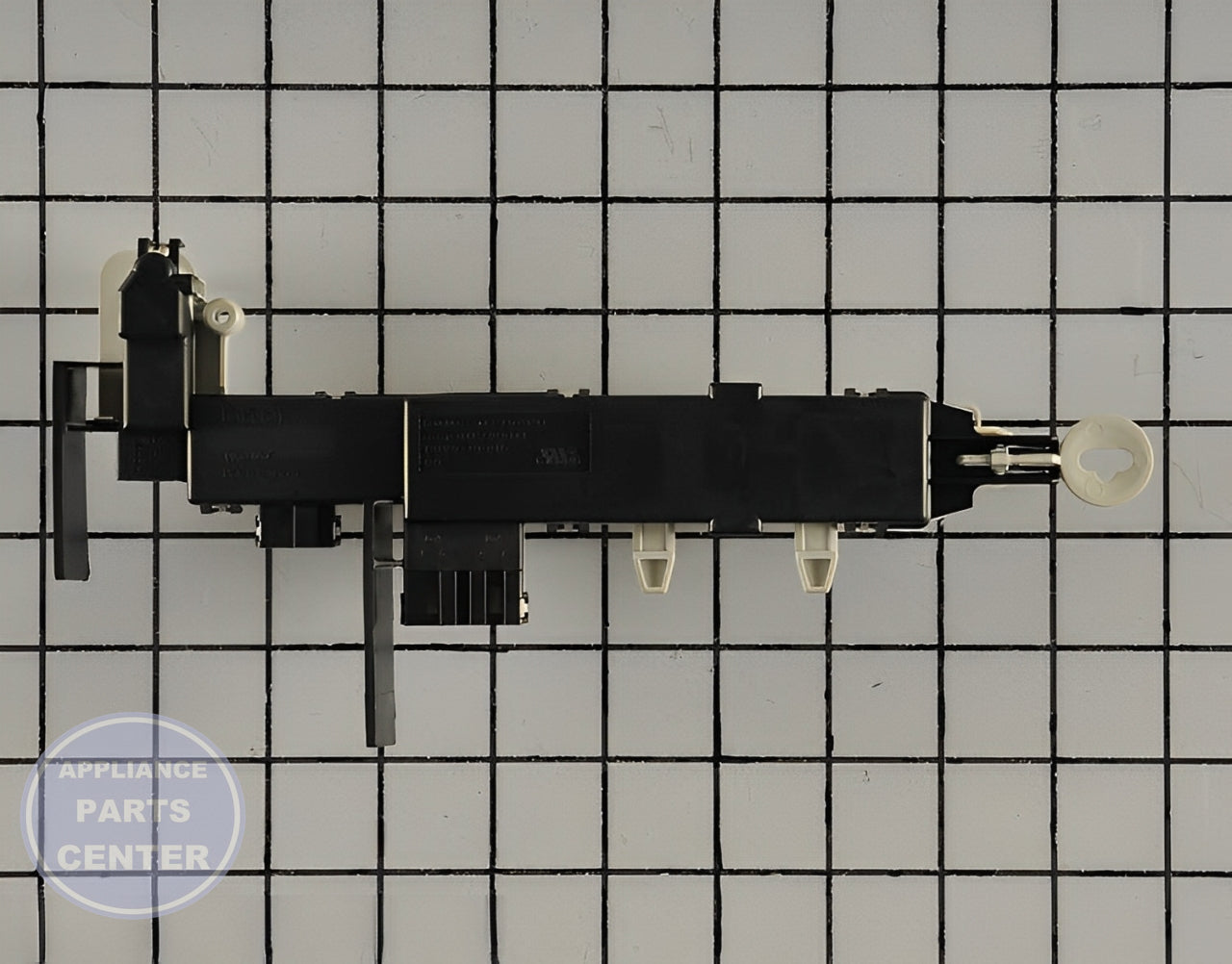 SAMSUNG WASHER DOOR LOCK AND SWITCH ASSEMBLY DC64-00519D - Main view showing secure latch for specific models