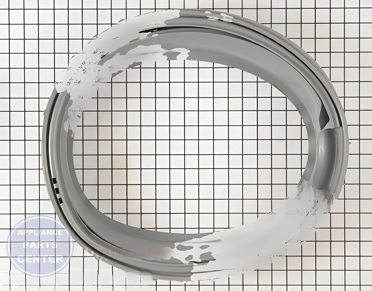 SAMSUNG WASHER DOOR GASKET SEAL BOOT DC64-00802A - Main view showing watertight seal for SMG Washing Machine
