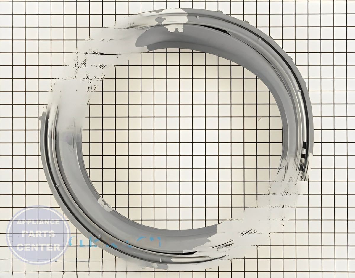 SAMSUNG WASHER DOOR GASKET SEAL BOOT DIAPHRAGM DC64-01570A - Detailed view of high-quality technical design