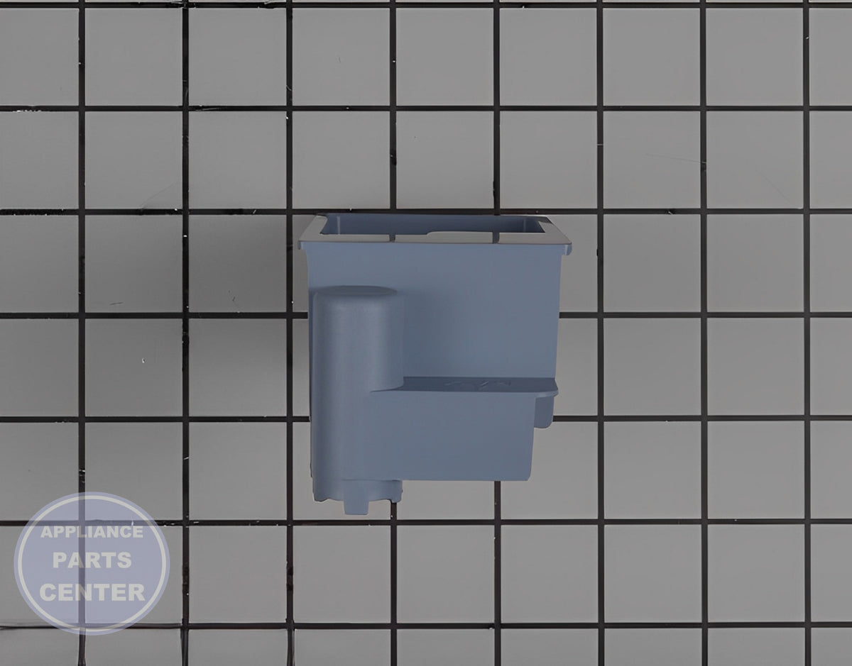 SAMSUNG WASHER RINSE DISPENSER CAP DC67-00499A - Side view with precise measurements