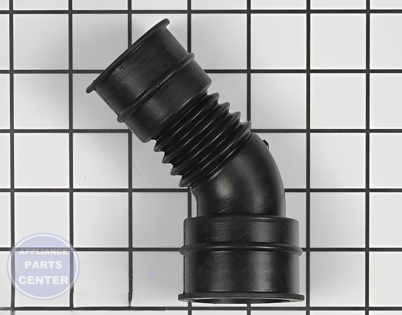 Samsung Tub to Pump Hose DC67-00601A - Main view showing precise fitting for Samsung XYZ and ABC series models