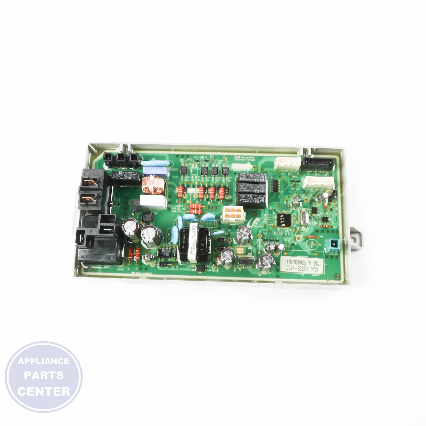 ASSY PCB MAIN;P171,GRACE,GRACE DRYER MAI DC92-00322B - Side view with precise measurements
