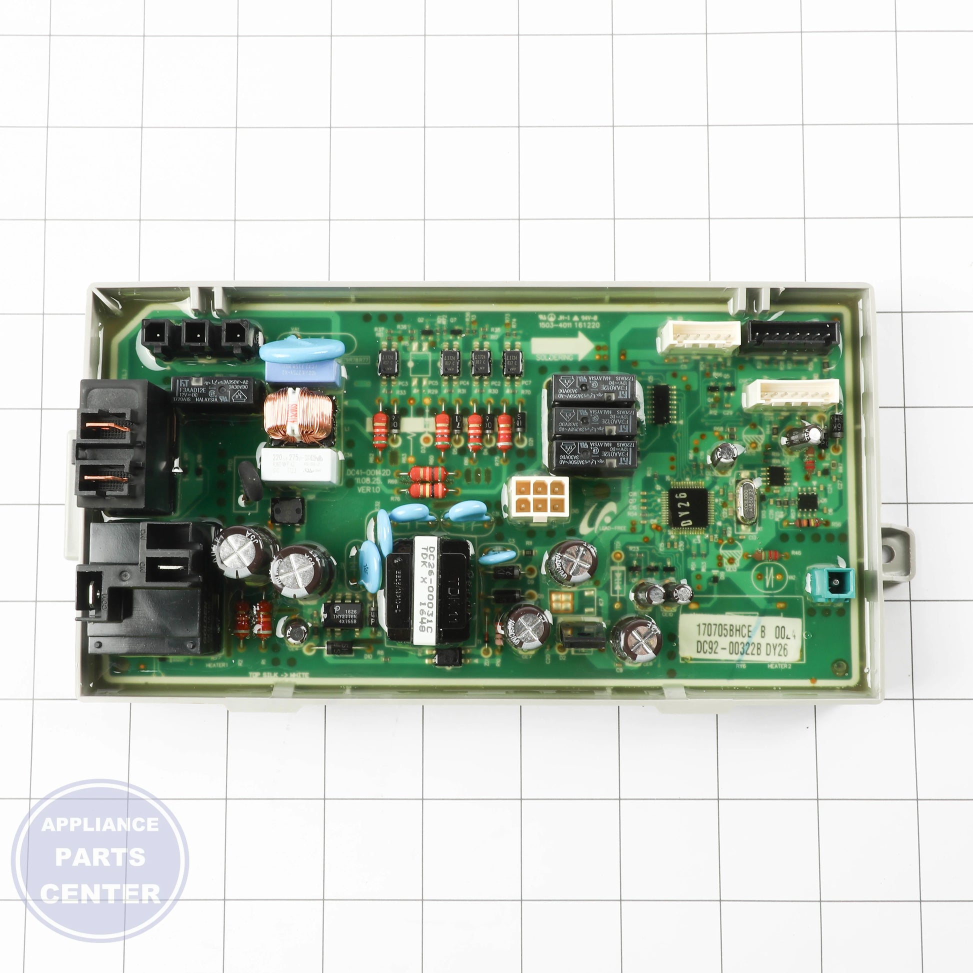Samsung ASSY PCB MAIN;P171,GRACE,GRACE DRYER MAI DC92-00322B - Installation in Grace model showing mounting points