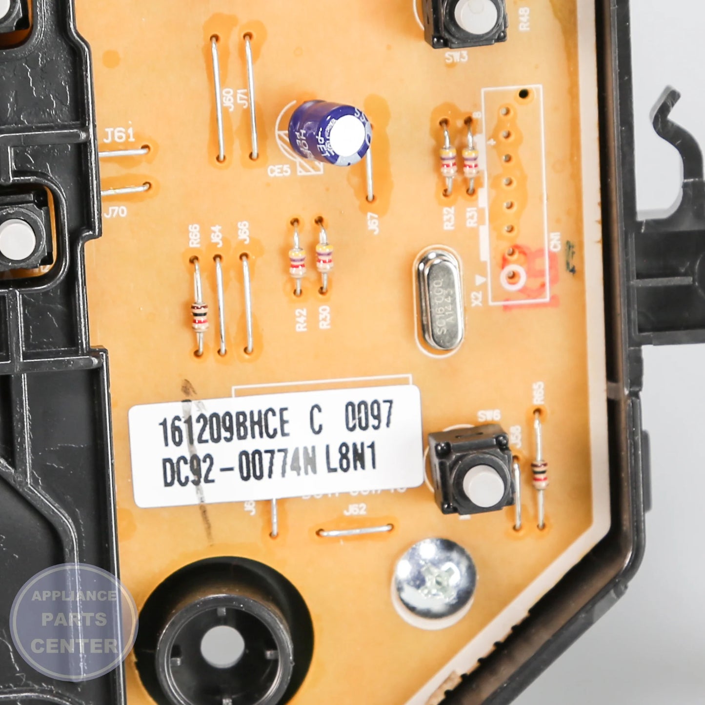 SAM ASSY PCB SUB;P171,POTOMAC DRYER,DV405,12 - Installation in DV405 model showcasing mounting points