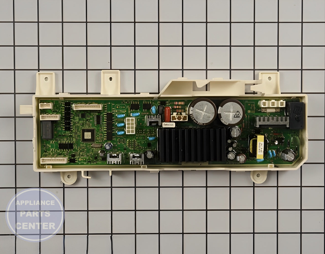SAMSUNG WASHER MAIN CONTROL BOARD ASSEMBLY DC92-01021B - Main view showing circuit design for SMG Washing Machine