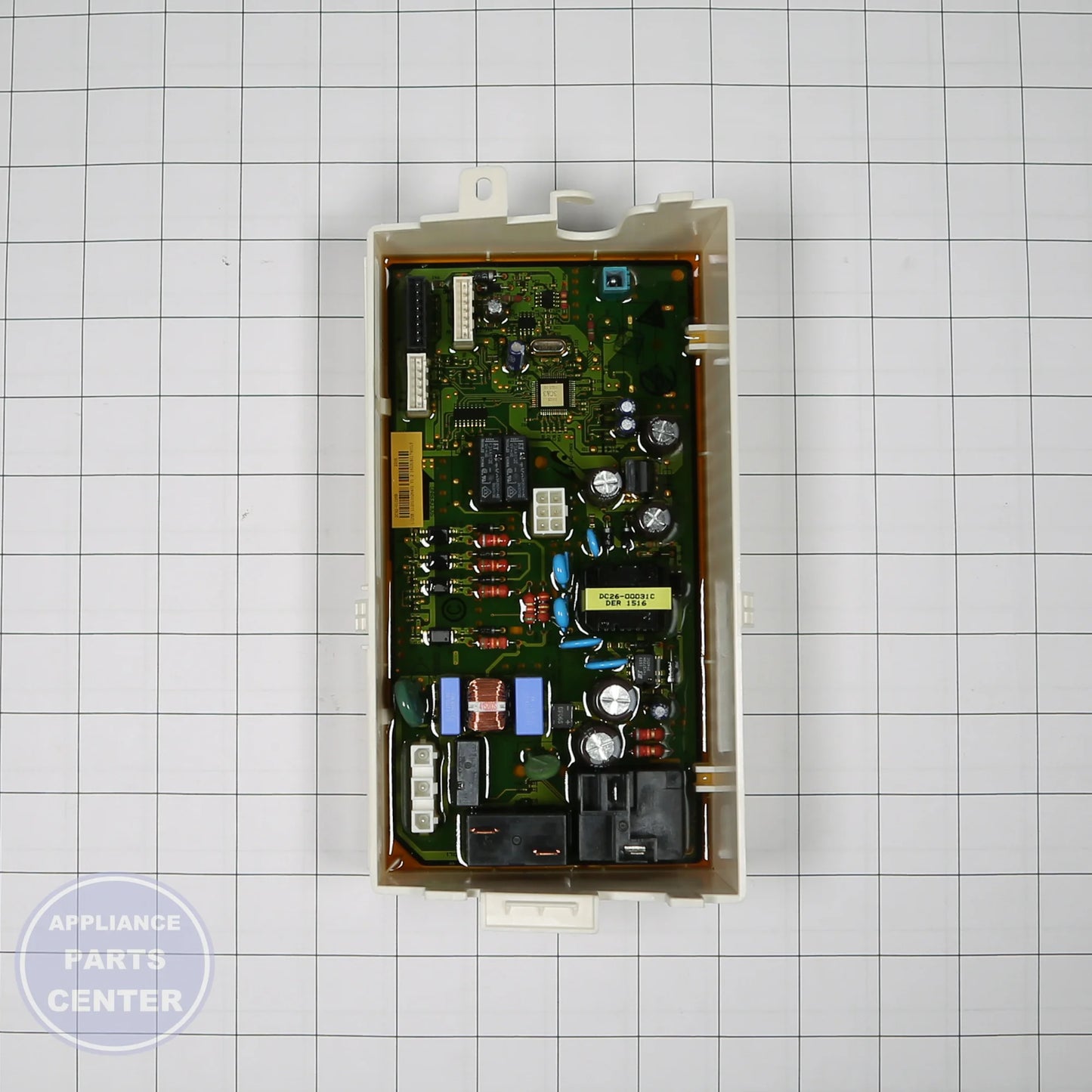 Kenmore ASSY PCB MAIN-DRYER-MAIN DC92-01025B - Installation in Kenmore DR model showing key mounting points