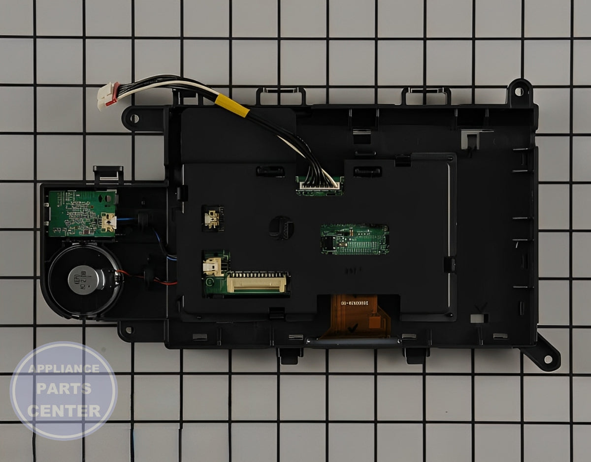 Samsung User Control and Display Board DC92-01100A - Main view showing circuit board for WF42H5000AW and WF45K6200AW