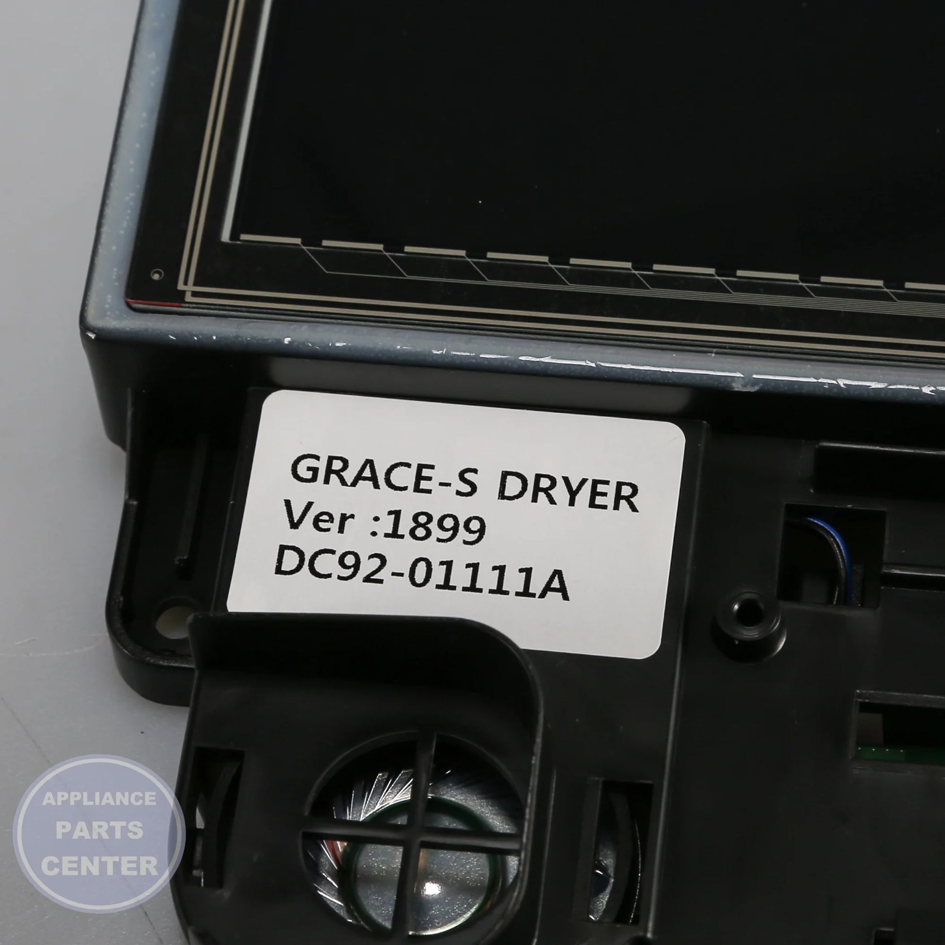 SAM ASSY PCB SUB-LCD DC92-01111A - Installation in GRACE-S dryer showing mounting points