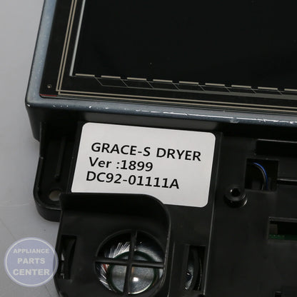 SAM ASSY PCB SUB-LCD DC92-01111A - Installation in GRACE-S dryer showing mounting points