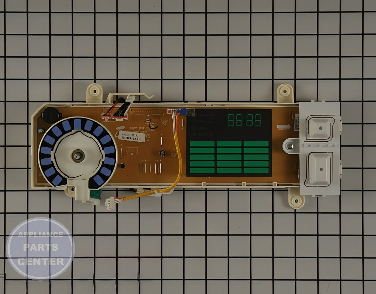 Samsung Control Board DC92-01309M - Main view showing precise functionality for Samsung Dryer models