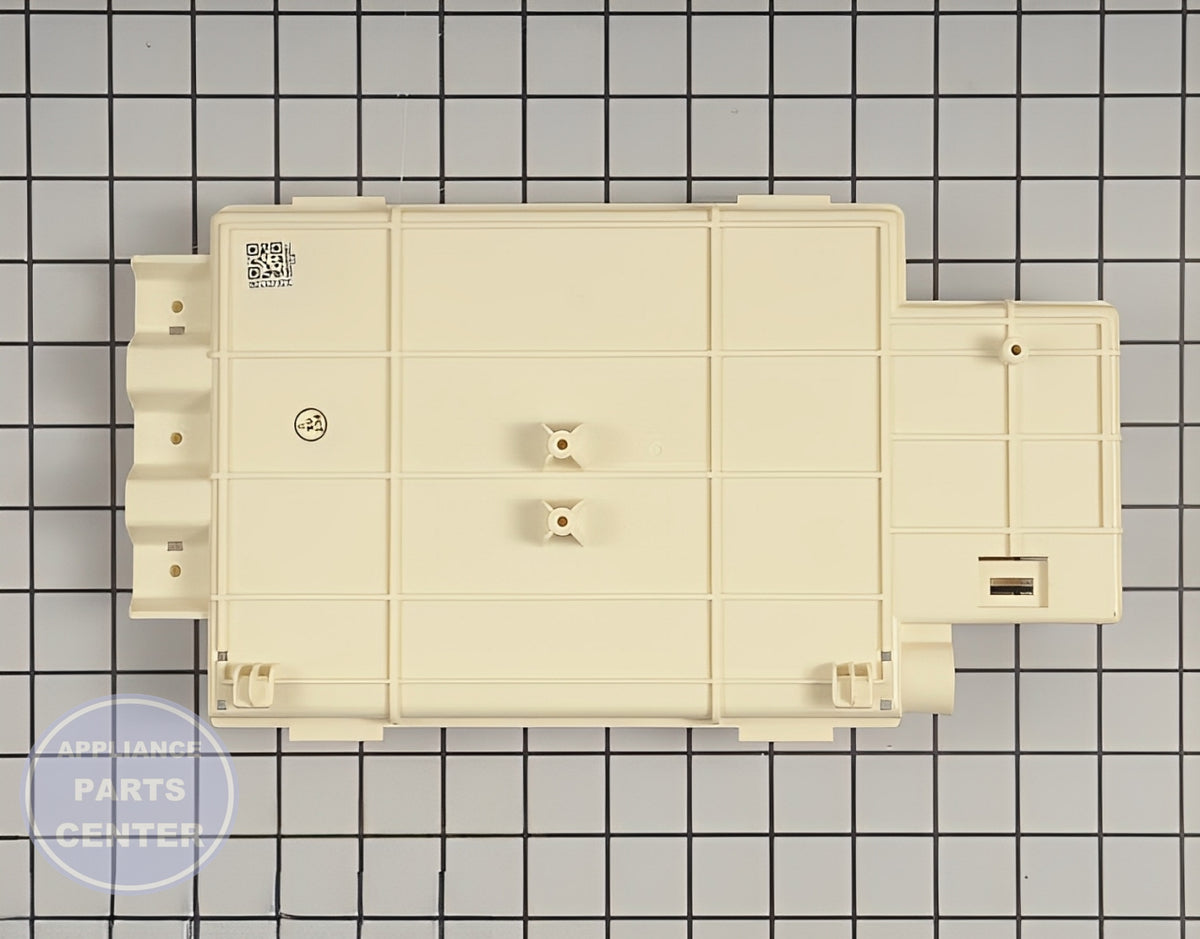 SAMSUNG WASHER MAIN PCB ASSEMBLY DC92-01621E - Detailed view of the timer and circuit board